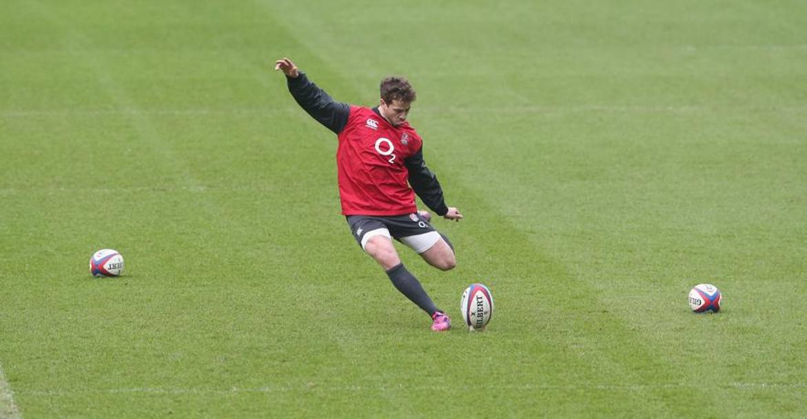 Londra: Danny Cipriani, mediano d&#39;apertura della nazionale inglese di rugby, in allenamento a Twickenham. (Getty Images)